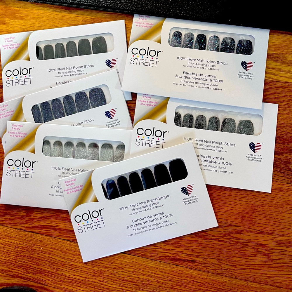 Lot of Sparkly Color Street Nails